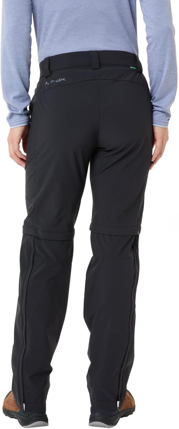 VAUDE Women's Farley Stretch Zo T-Zip Pants Ii Trousers 46 Schwarz, 46 Schwarz