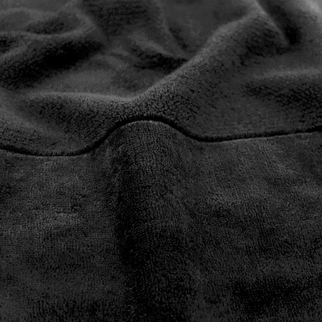 möve Bamboo Luxe Duschtuch 80 x 150 cm aus 60% Baumwolle / 40% Viskose aus Bambus-Zellstoff, black 8