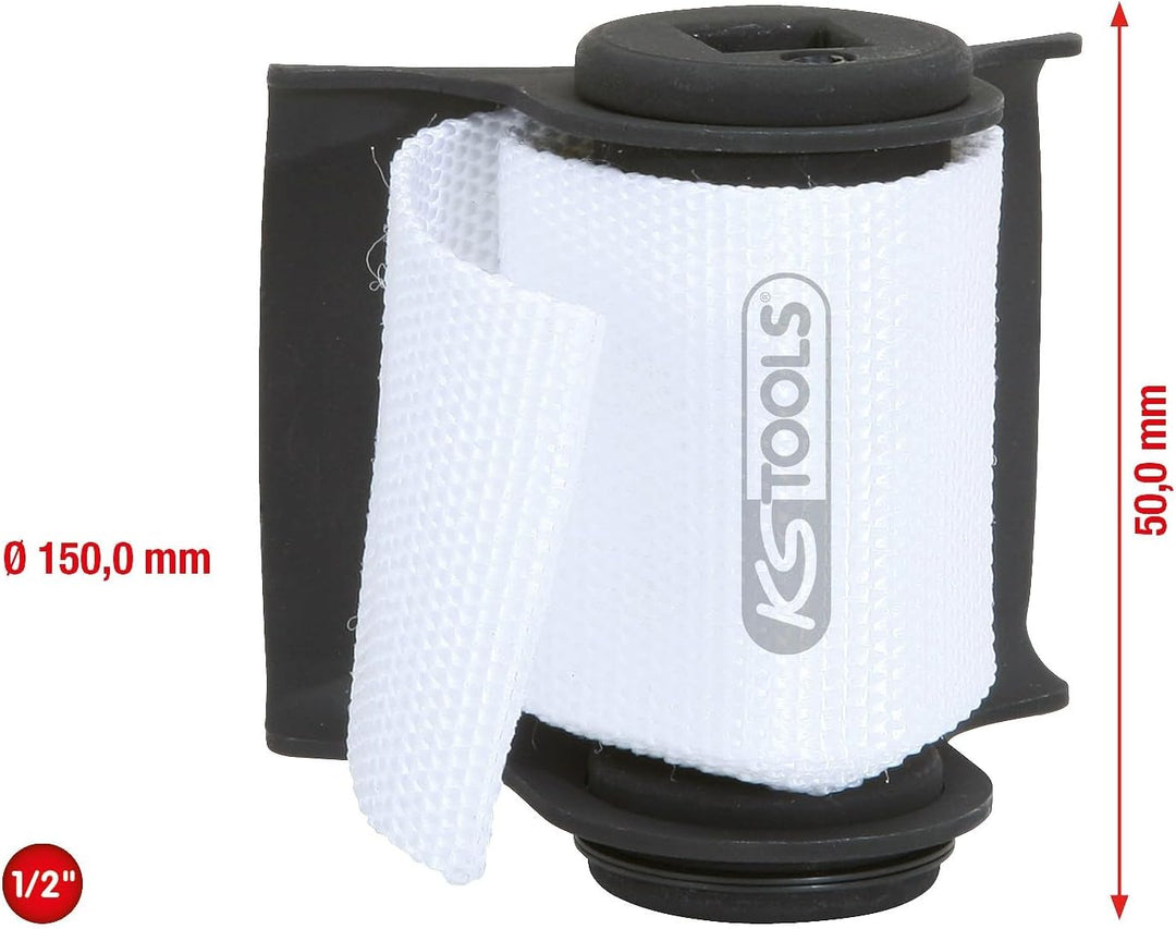 KS Tools 455.0055 1/2" Filter-Gurtband-Schlüssel, Ø 150mm