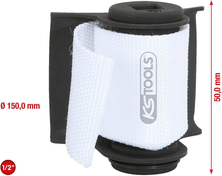 KS Tools 455.0055 1/2" Filter-Gurtband-Schlüssel, Ø 150mm