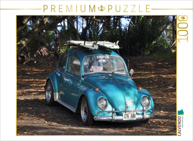 CALVENDO Puzzle VW Käfer, Hawaii 1000 Teile Lege-Grösse 64 x 48 cm Foto-Puzzle Bild von uwela, 1000