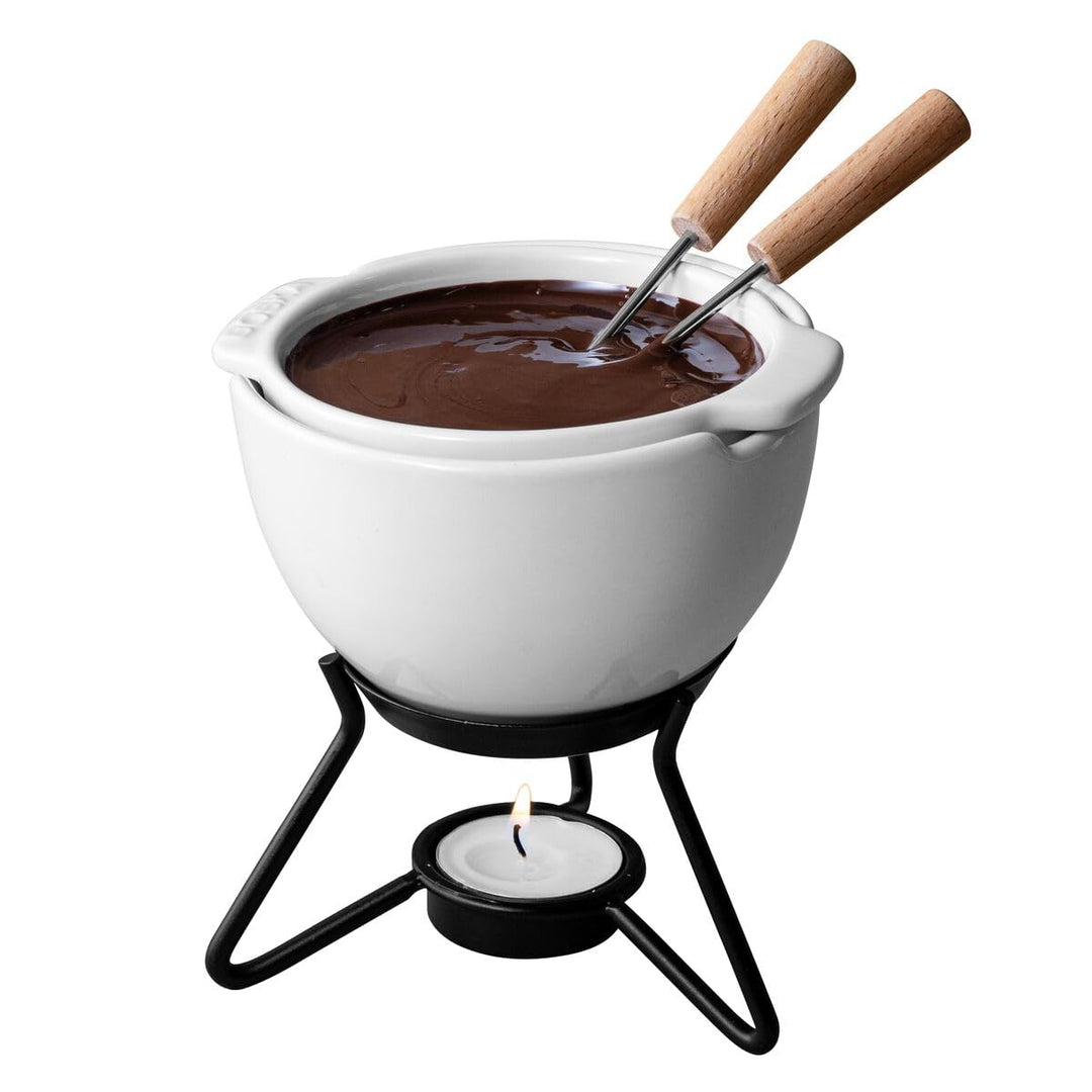Boska Choco Fondue Petit Marie/Schokoladenfondue-Set „au bain-marie“ / Ohne Anbrennen/Mikrowellengee