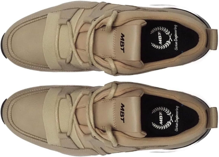 MBT Herren Funktionsschuhe FANO M,lose Einlage,Level 3- Wippeffekt: Hoch 41 EU Braun Cream, 41 EU Br