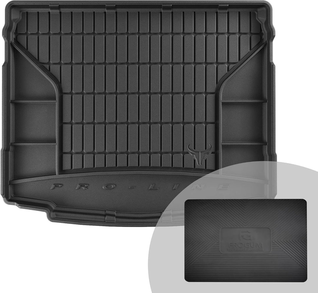 FROGUM ProLine 3D Gummimatte Exklusive Auto Kofferraummatte Kofferraumwanne für Skoda Karoq ab 2017