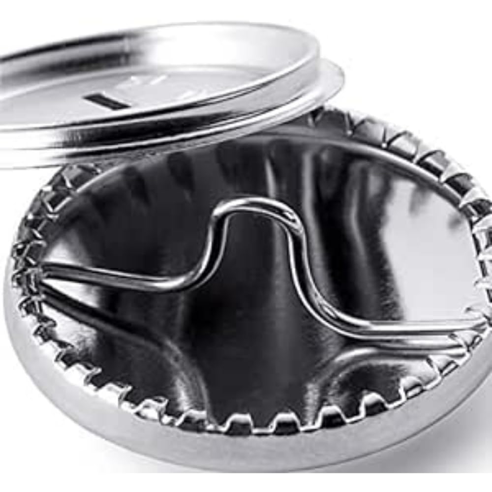 Prym Überziehbare Knöpfe, Metall, Silber, Einheits Grösse, 100, Einheits Grösse