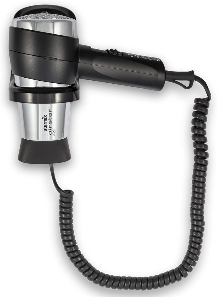 Starmix Hand Haartrockner TFCW 16 (1600 Watt, Föhn für Gästebäder / Hotels, 4 Leistungsstufen, 2 Ges