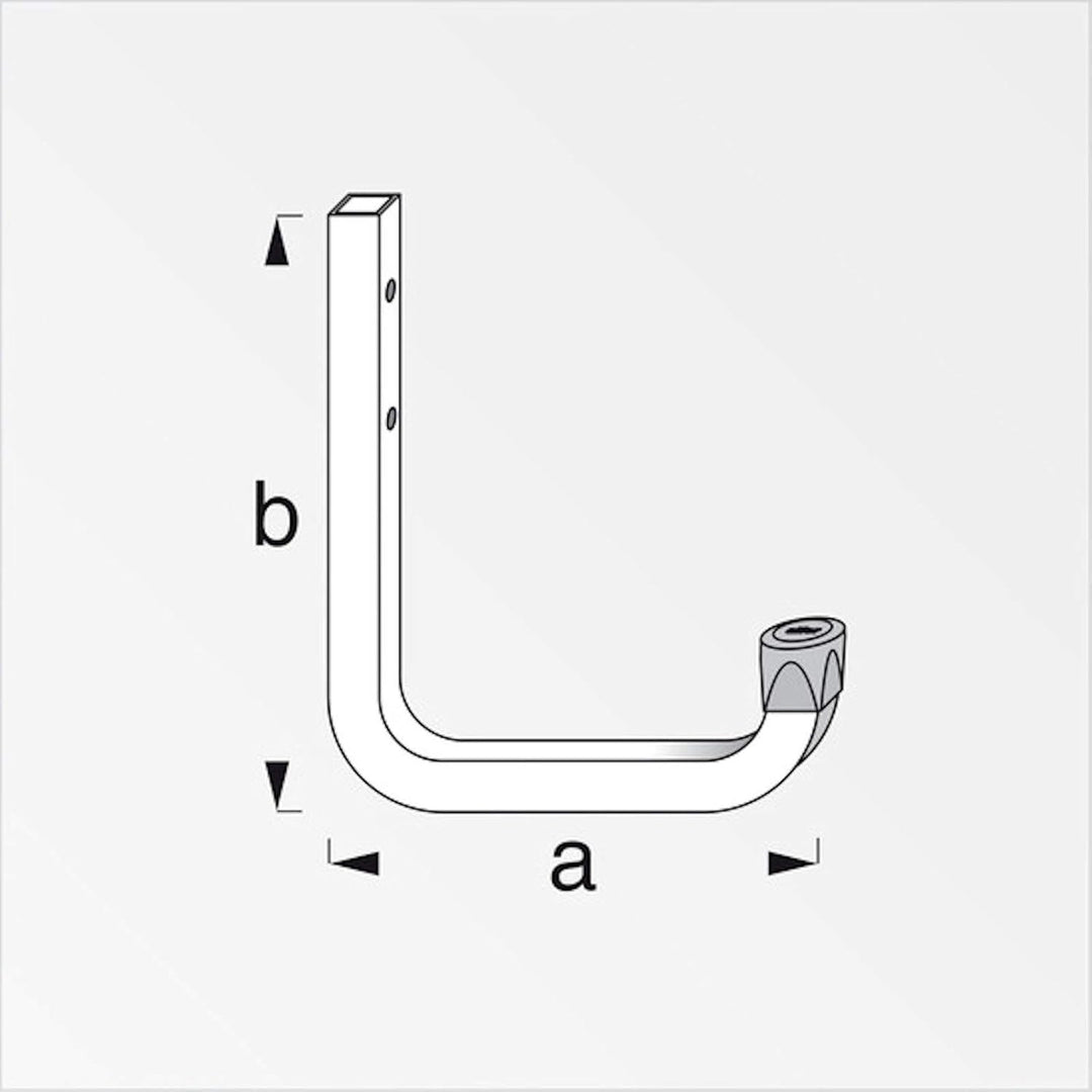 8 x Wandhaken 140 x 115 mm Gerätehalter Universalhaken Allzweckhaken 8 Stück - 140 x 115 mm, 8 Stück
