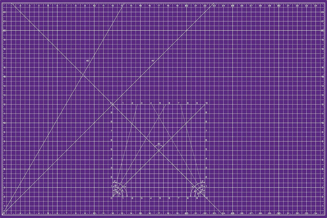 La Canilla Schneidematte A1 Selbstheilend (60x90 cm - 36x24") Cutting Mat Schneideunterlage für Bast