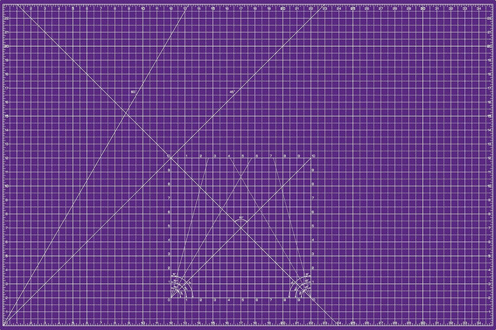 La Canilla Schneidematte A1 Selbstheilend (60x90 cm - 36x24") Cutting Mat Schneideunterlage für Bast