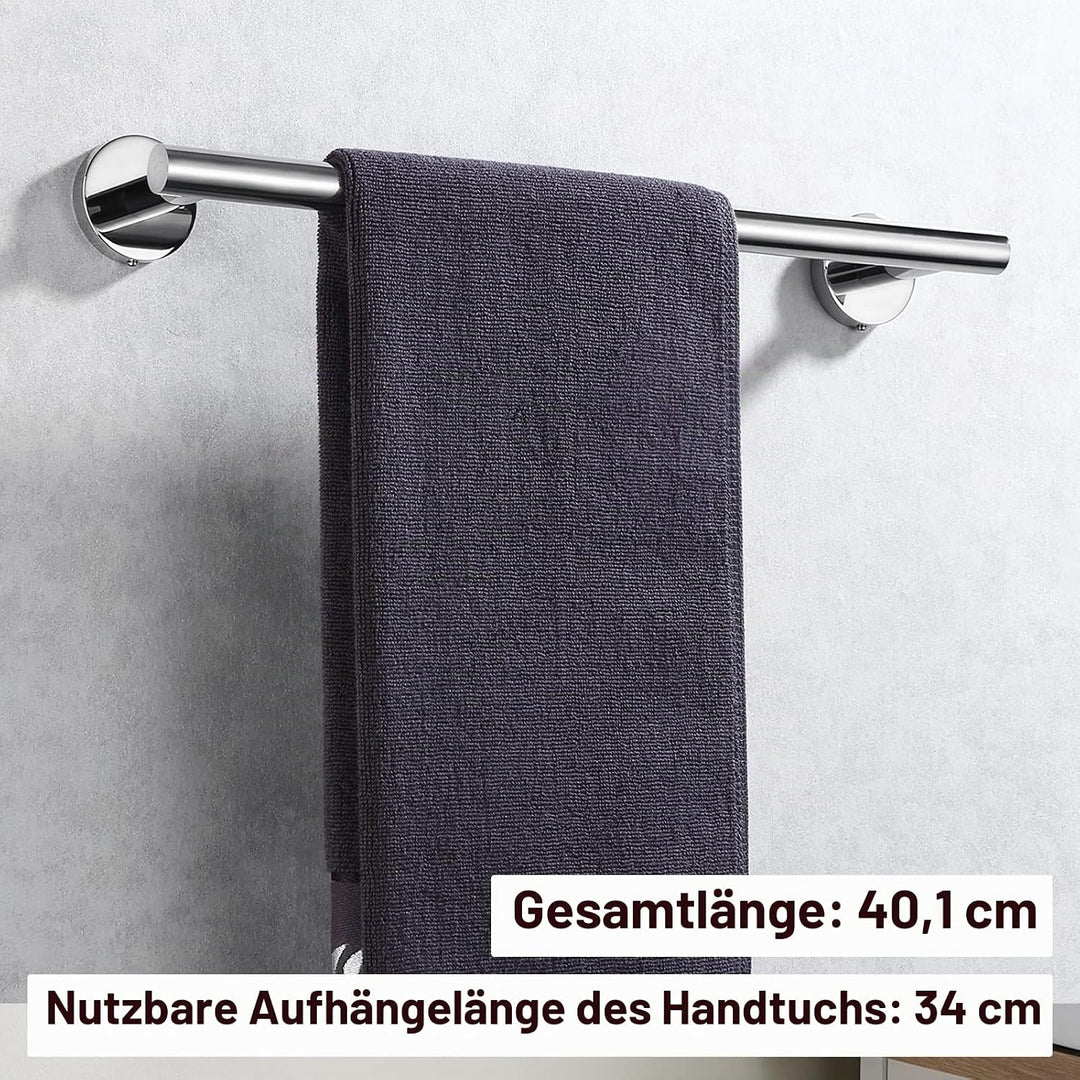 KES Handtuchstange Handtuchhalter Bad Handtuch Stange Edelstahl SUS304 Edelstahl Badetuchhalter Halt