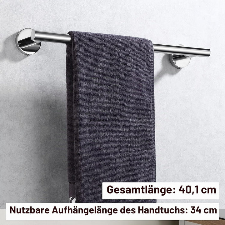 KES Handtuchstange Handtuchhalter Bad Handtuch Stange Edelstahl SUS304 Edelstahl Badetuchhalter Halt