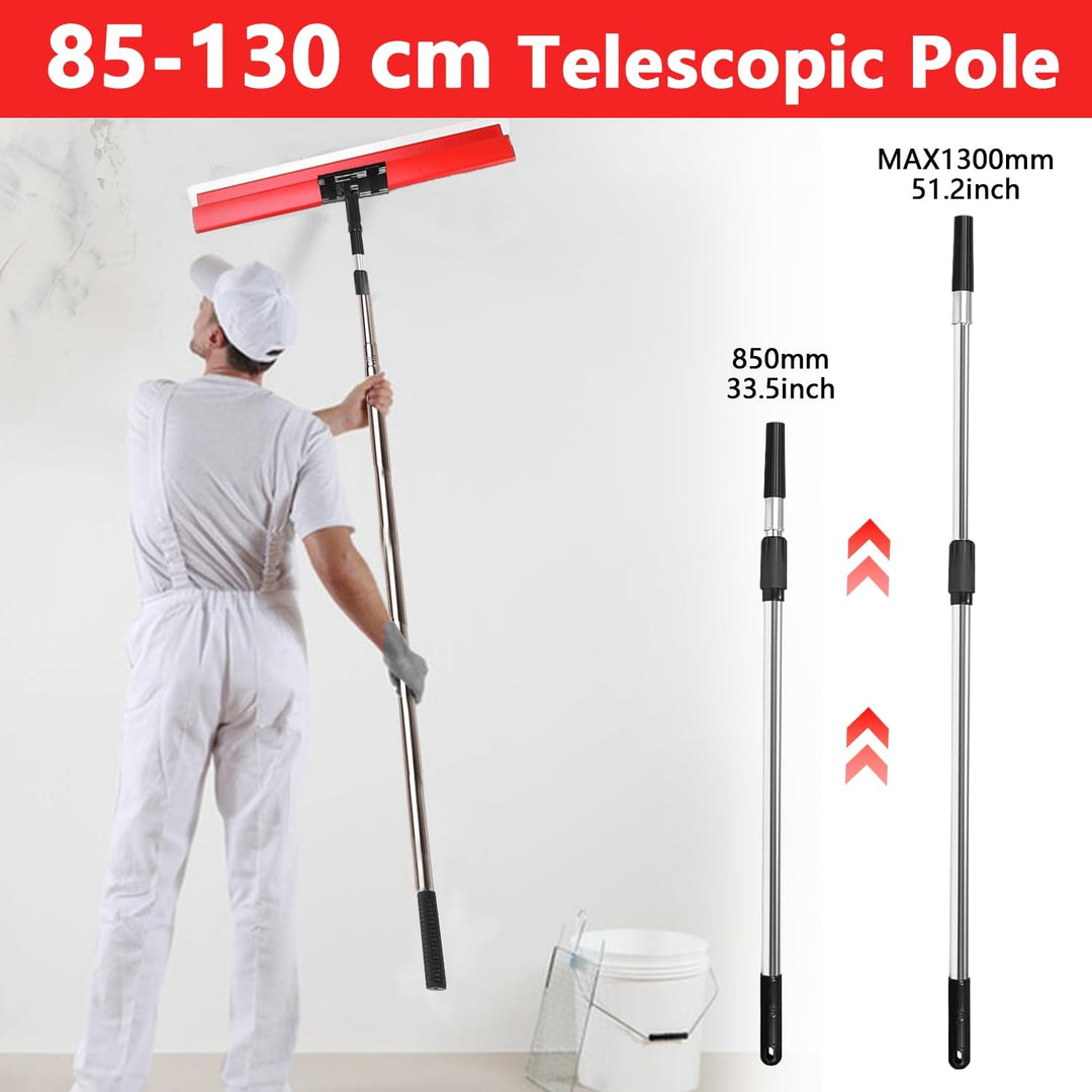 Flächenspachtelset Profi im Koffer, Inkl. 5 x Flächenschaber (16cm Halbmond, 25cm, 40cm, 60cm, 80cm)