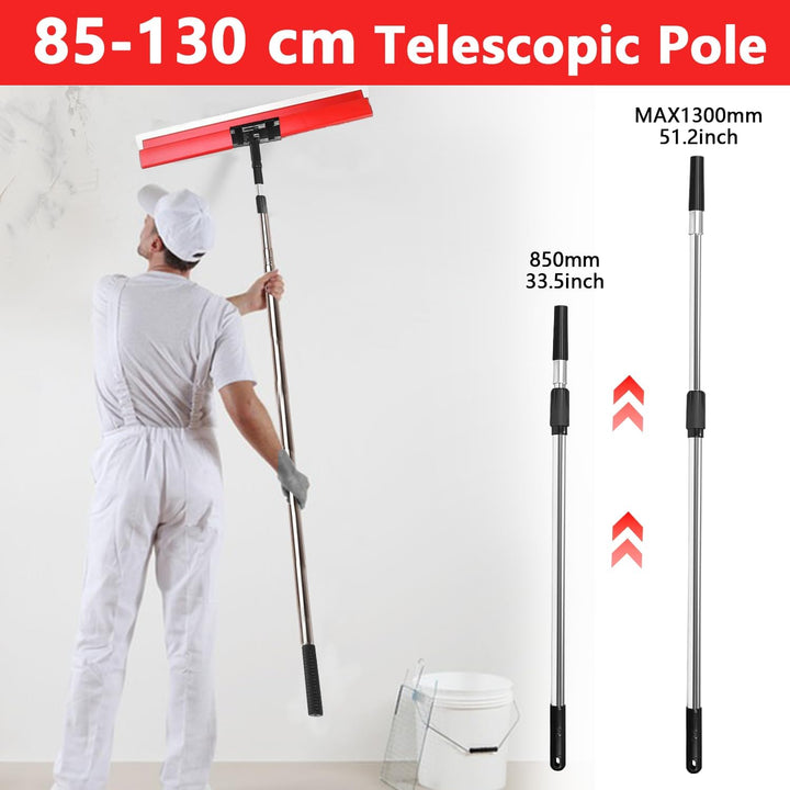 Flächenspachtelset Profi im Koffer, Inkl. 5 x Flächenschaber (16cm Halbmond, 25cm, 40cm, 60cm, 80cm)