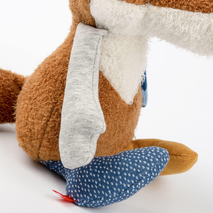 sigikid 39824 Patchwork Stofftier, Mehrfarbig/Fuchs