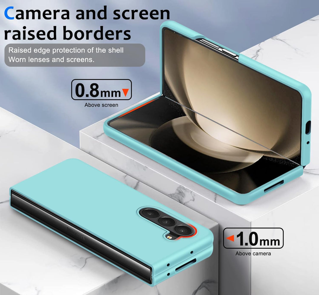 Z Fold 5 Hülle, Handyhülle für Samsung Galaxy Z Fold 5 Hülle (2023 Neu), Flüssiges Silikon Ultra Dün