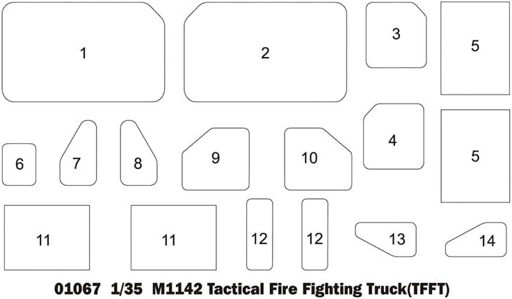 Trumpeter 001067 1/35 M1142 HEMTT TFFT Plastikmodellbausatz