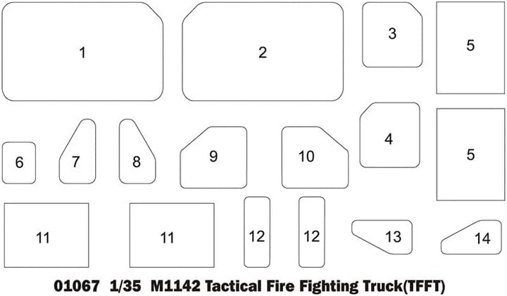 Trumpeter 001067 1/35 M1142 HEMTT TFFT Plastikmodellbausatz