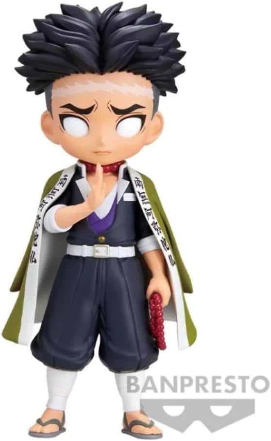 BANDAI Banpresto Figur Q Posket Gyomei Himejima - Demon Slayer: Kimetsu No Yaiba (Ver.A), 15 cm, Meh