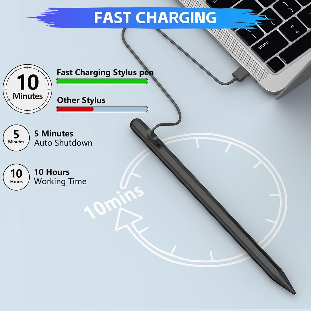 Tablet Stift für Android, Stylus Pen Kompatibel mit iPhone/Samsung/Huawei/Lenovo/XiaoMi Tablet, Verb