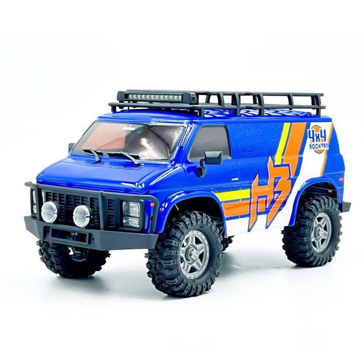 HOBBYPLUS CR18P EVO 2 RockVan RC Crawler - 1/18 Mini RC Crawler mit Zwei-Gang-Getriebe, Ganzmetallge
