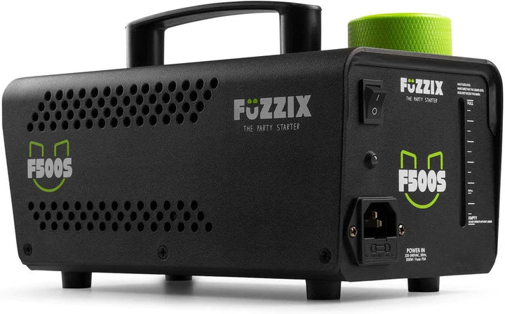 Fuzzix F500S Nebelmaschine Mini mit Funk-Fernbedienung, Nebelmaschine Halloween, 500 Watt Rauchmasch