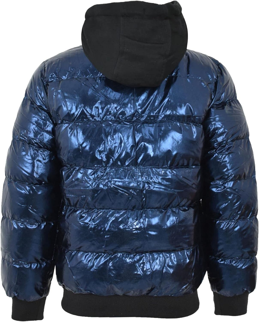 A2Z 4 Kids Mädchen Jungen Mode Shiny Gepolstert Jacke Metallisch Nasses Aussehen Bubble Mäntel Städt
