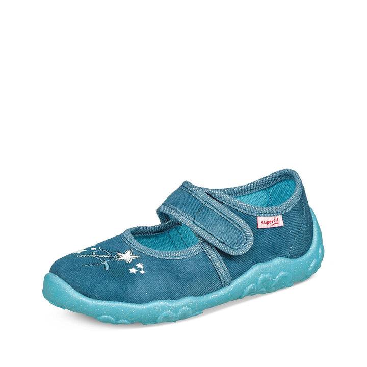 Superfit Mädchen Bonny Hausschuh 27 EU Blau Blue 282, 27 EU Blau Blue 282