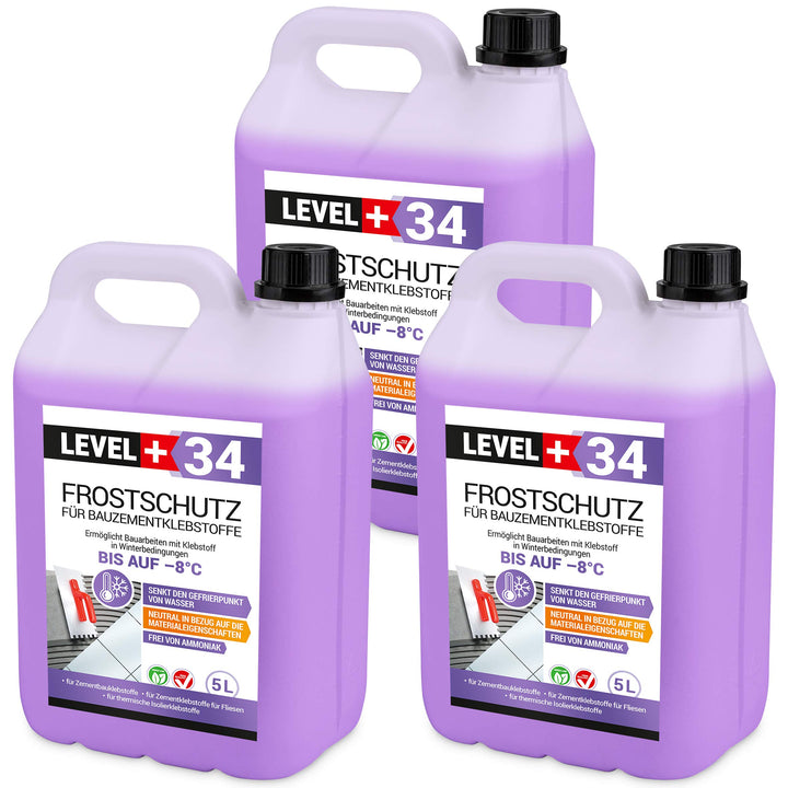 15 L Frostschutz für Bauzementklebstoffe, Zementkleber Fliesenkleber für thermische Isolierklebstoff