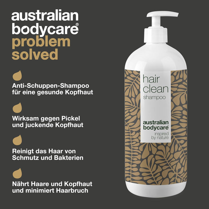 Anti Schuppen Shampoo mit Teebaumöl 1000 ml | 100% Vegan | Shampoo für Trockene & Juckende Kopfhaut