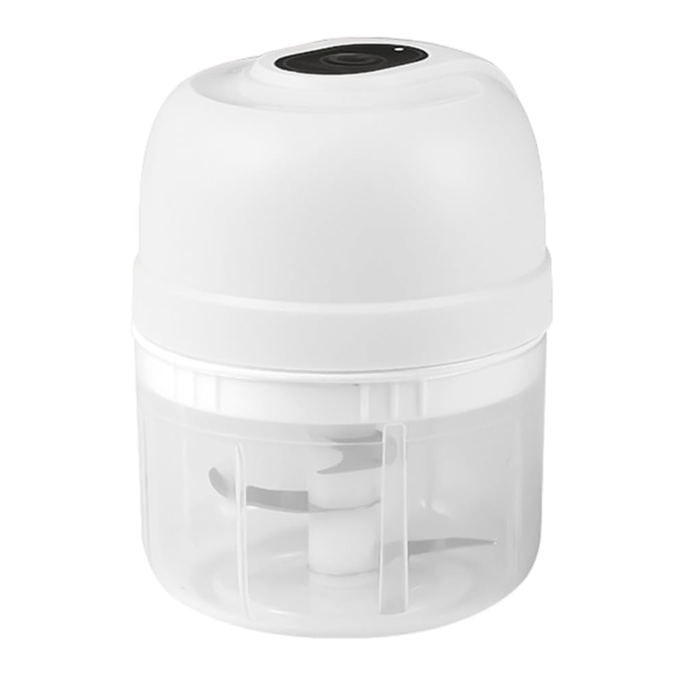 Elektrisch Zerkleinerer, 1 Stuck 250ml Kleine Knoblauchhacker, USB Wiederaufladbare, Elektrischer Kn