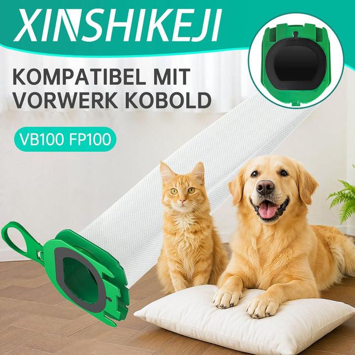 12 Stück Staubsaugerbeutel für Vorwerk Kobold VB100 Filtertüten Ersatz Beutel Zubehör Staubbeutel fü