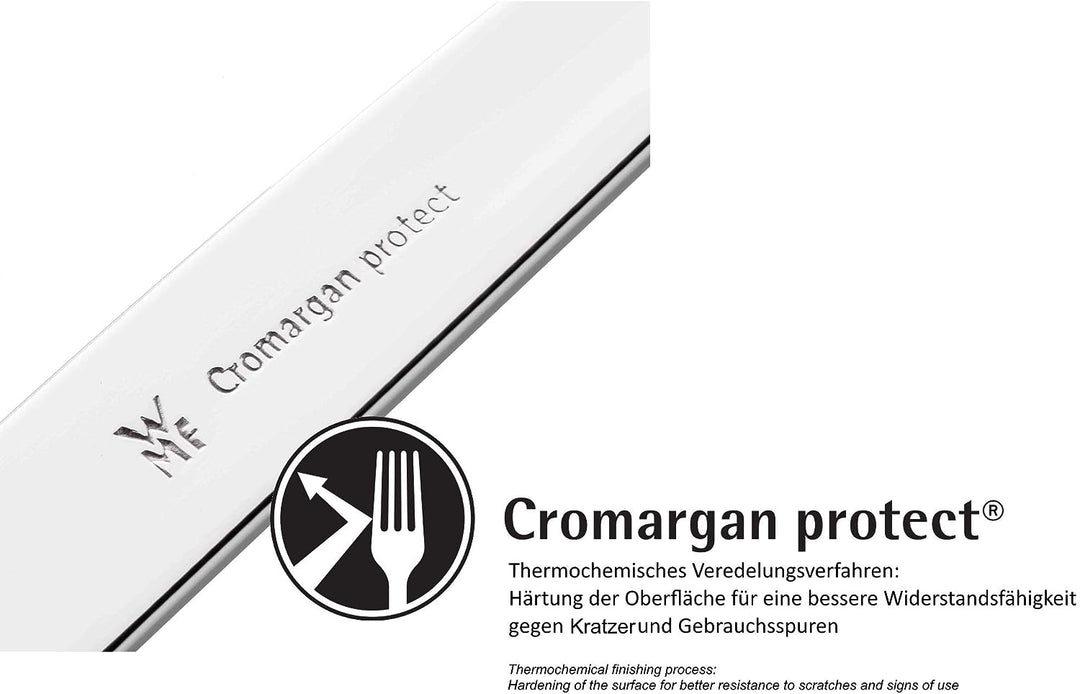 WMF Merit Servierlöffel Edelstahl 23,4 cm, Vorlegebesteck, Cromargan protect Edelstahl poliert, krat