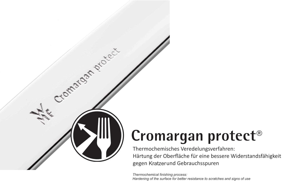 WMF Premiere Salatbesteck Edelstahl 23,7 cm, Salatgabel, Servierlöffel, Cromargan protect poliert, k