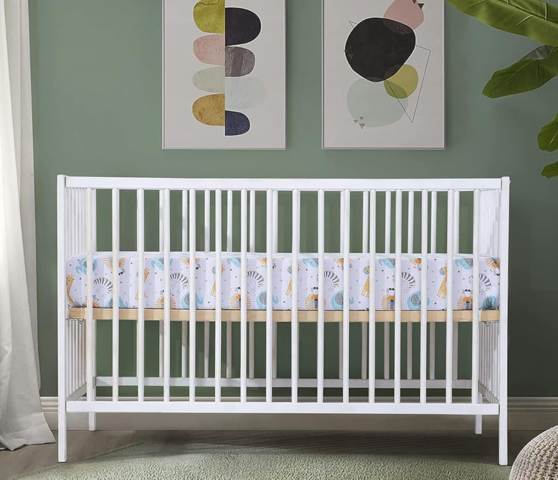 Bimocosy Spannbettlaken für Jungen Mädchen, 4er Pack, 60 x 120 cm, für Kinderbett Kleinkindmatratzen