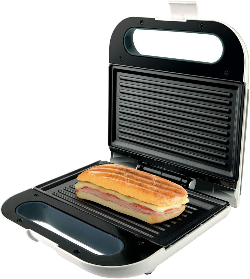 Taurus Phoenix Luxe Sandwichmaker, Grill, knusprige Ergebnisse, Antihaftplatten 21,5 x 12,5 cm, leuc