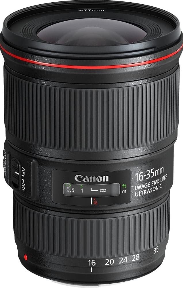 Canon EF 16-35mm F4L is USM EF Objektiv (77mm Filtergewinde) schwarz Single, Single