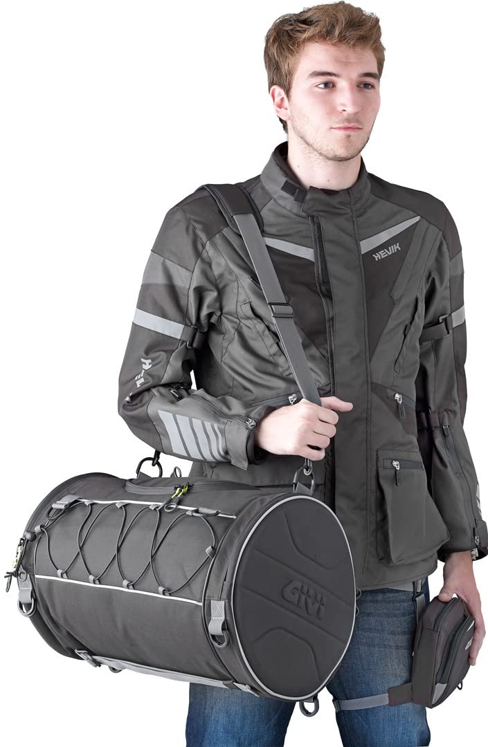 Givi EA107B Easy Bag Gepäckrolle mit Schultertragegurt, Schwarz, 35lt 35lt Schwarz, 35lt Schwarz