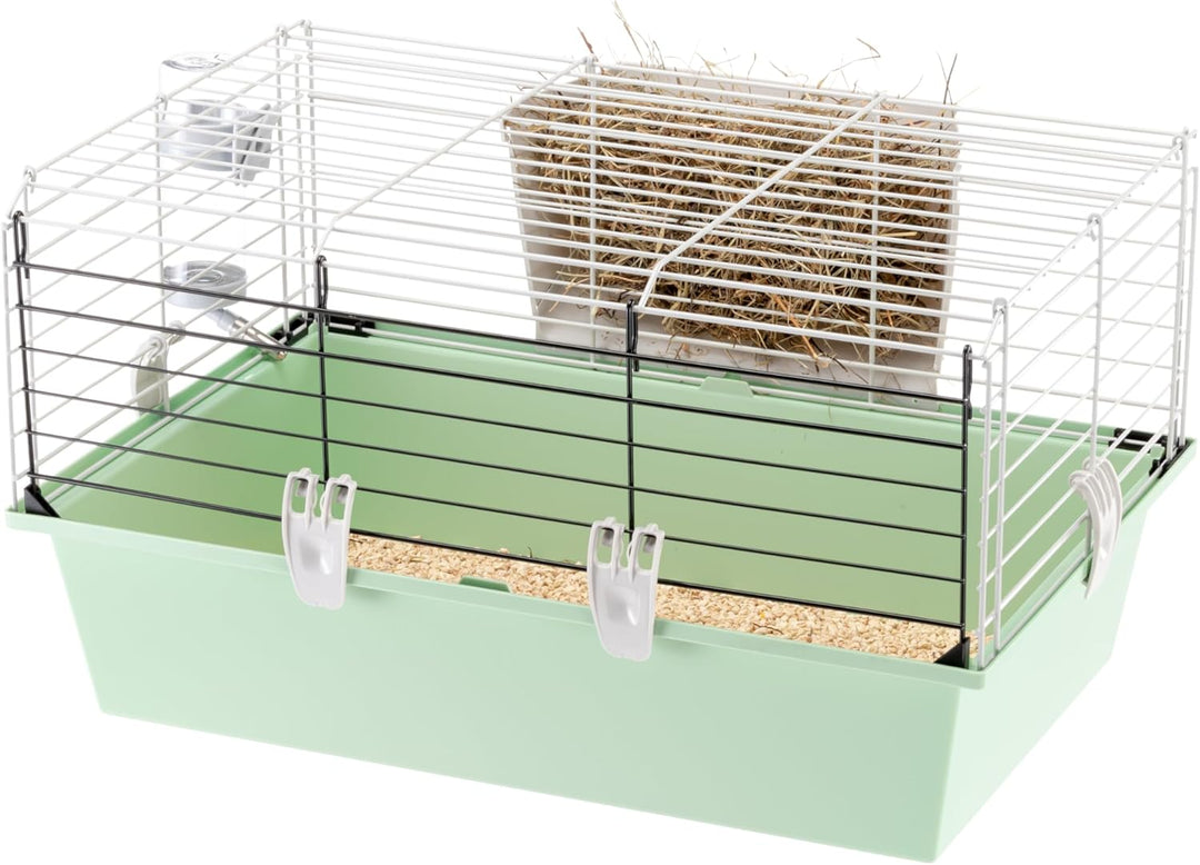 Ferplast Meerschweinchenkäfig, Kleintierkäfig, CAVIE 60 Kleintierzubehör inklusive, 58 x 38 x h 32 c