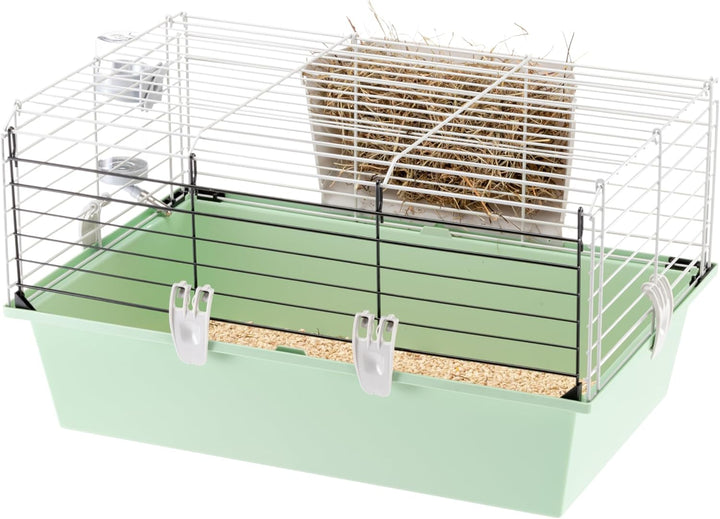 Ferplast Meerschweinchenkäfig, Kleintierkäfig, CAVIE 60 Kleintierzubehör inklusive, 58 x 38 x h 32 c