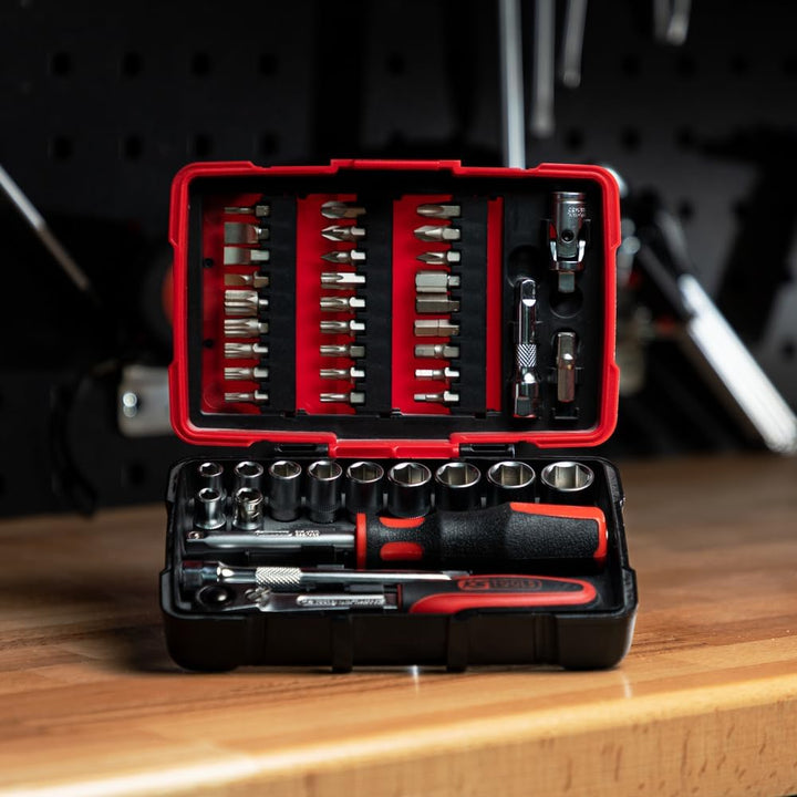 KS Tools 922.0644 Coffret de 44 Pièces de DOUILLES/Zubehör Ultimate 1/4 "