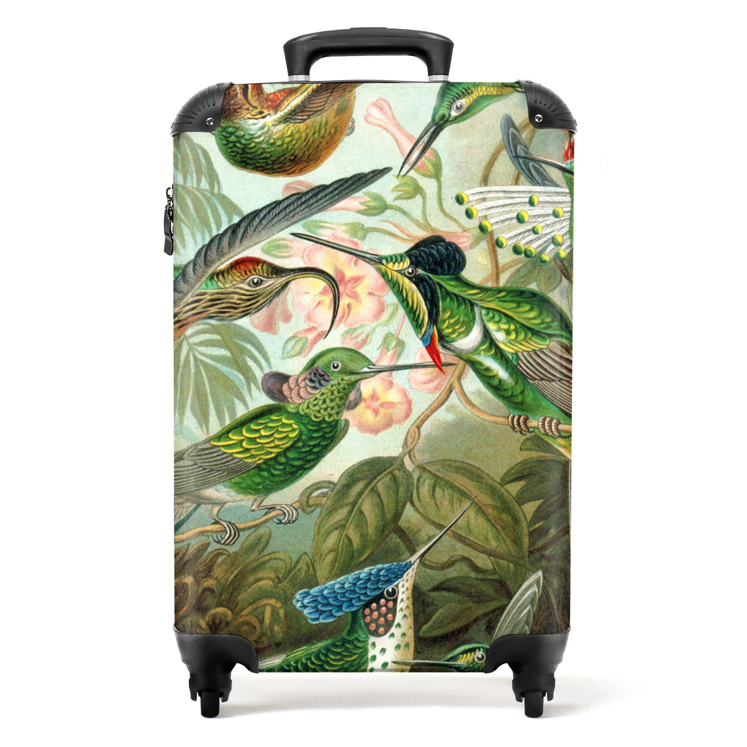 NoBoringSuitcases.com® Koffer Handgepäck Trolley Rollkoffer Kleine Reisekoffer mit 4 Rollen - Kunst