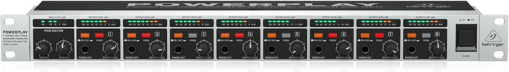 Behringer POWERPLAY HA8000 V2 8-Kanal-Hochleistungs-Kopfhörer-Misch- und Verteilverstärker, POWERPLA