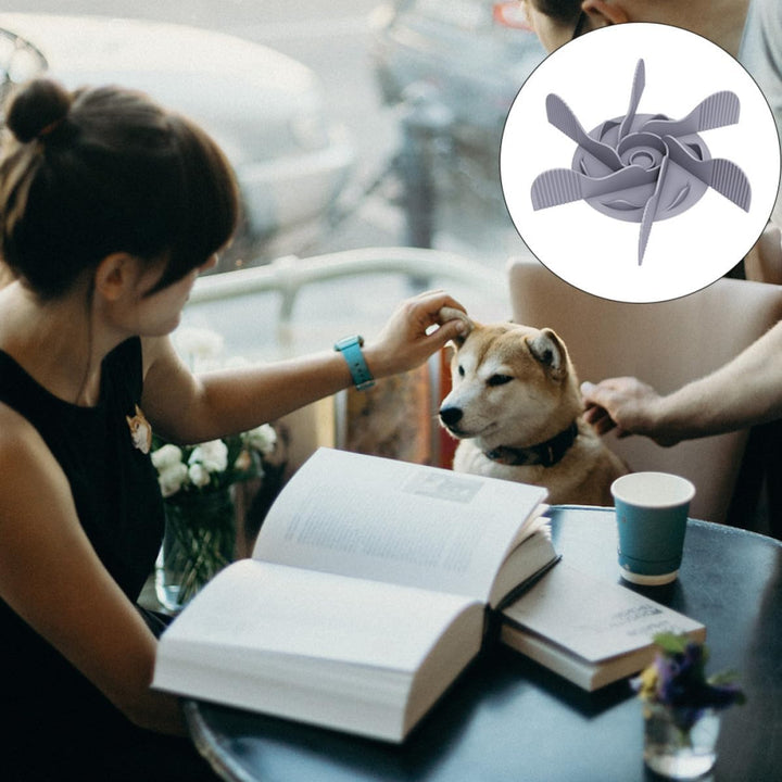 Gadpiparty Anti Erstickungs Hundefutterautomat aus Silikon Spiral Slow Feeder Hilft Übergewicht zu K