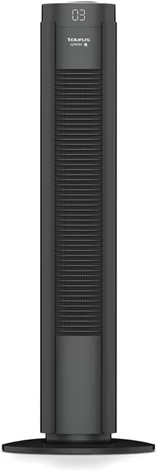 Taurus Turmventilator Babel Digital, Schwarz, 50 W