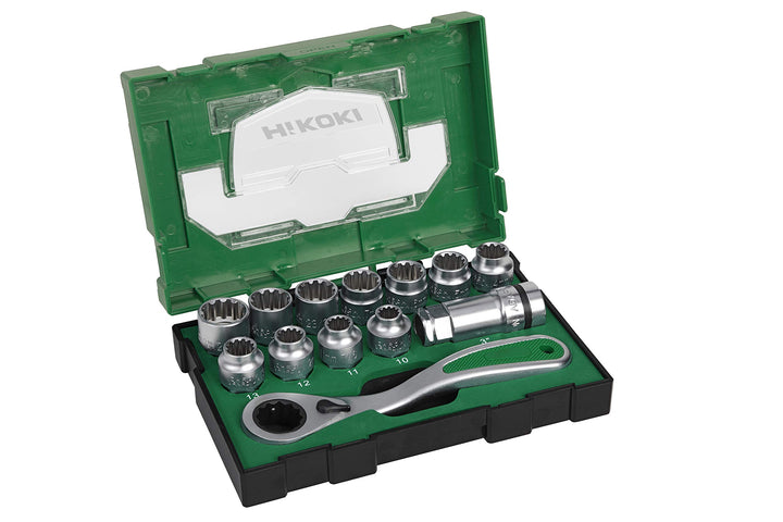 HIKOKI Steckschlüsseleinsatz-Set 13-teilig 40030033