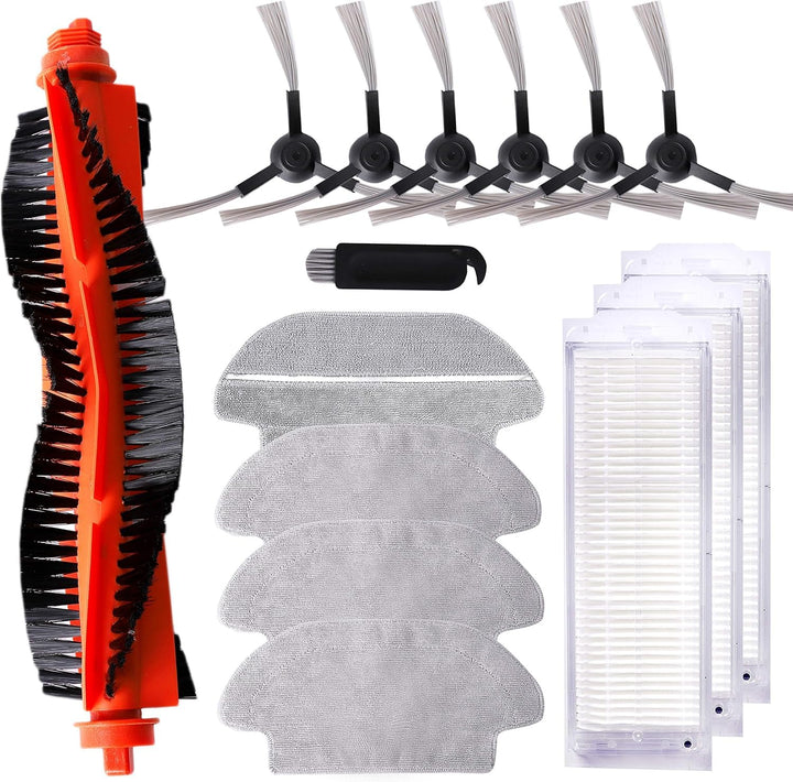 KEEPOW 15 Stück Zubehör für Xiaomi Mi Robot Vacuum Mop Pro Saugroboter Roboter Ersatzteile 15 Set Re