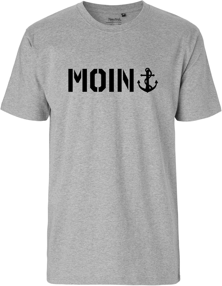 Huuraa Herren T-Shirt Moin Geschenk Grösse S-3XL Bio Baumwolle Fairtrade Moin Geschenkidee, Sport Gr