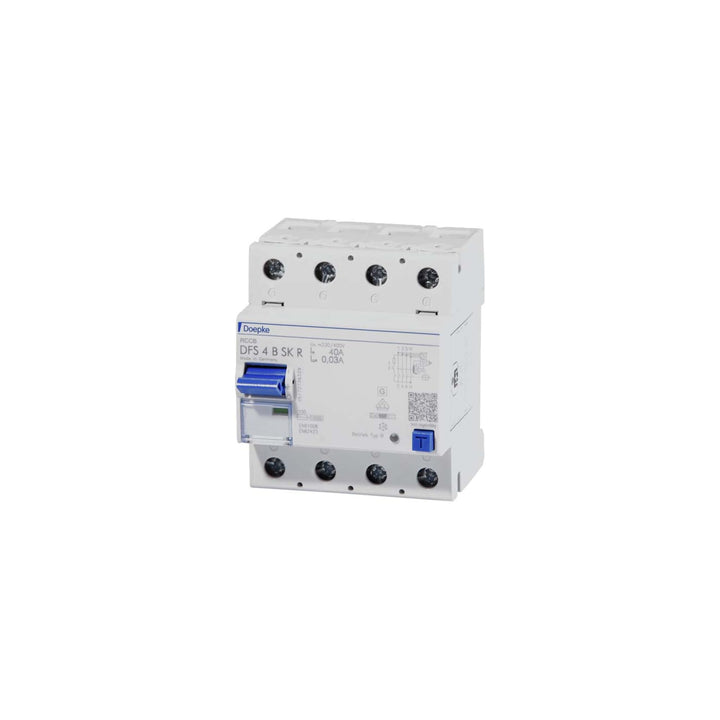 FI-Schalter 4pol.63A0,03ATypB SK Nrechts DOEPKE DFS4 063-4/0,03-B SK