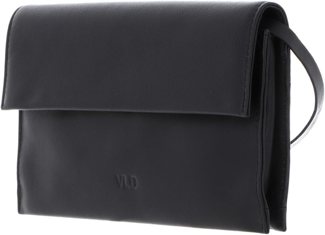 Voi Soft Leila Clutch Tasche Leder 23 cm Schwarz, Schwarz