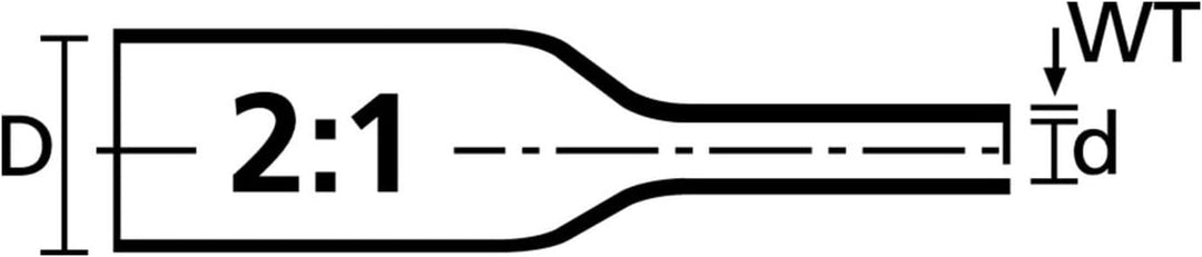 HELLERMANN TYTON 319 – 03807 Rohr termorestringente grün, gelb 6Stück (die) Isolierung der Kabel